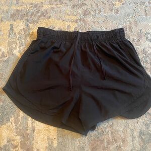 Nike Black Athletic Shorts Lightweight Moisture-Wicking